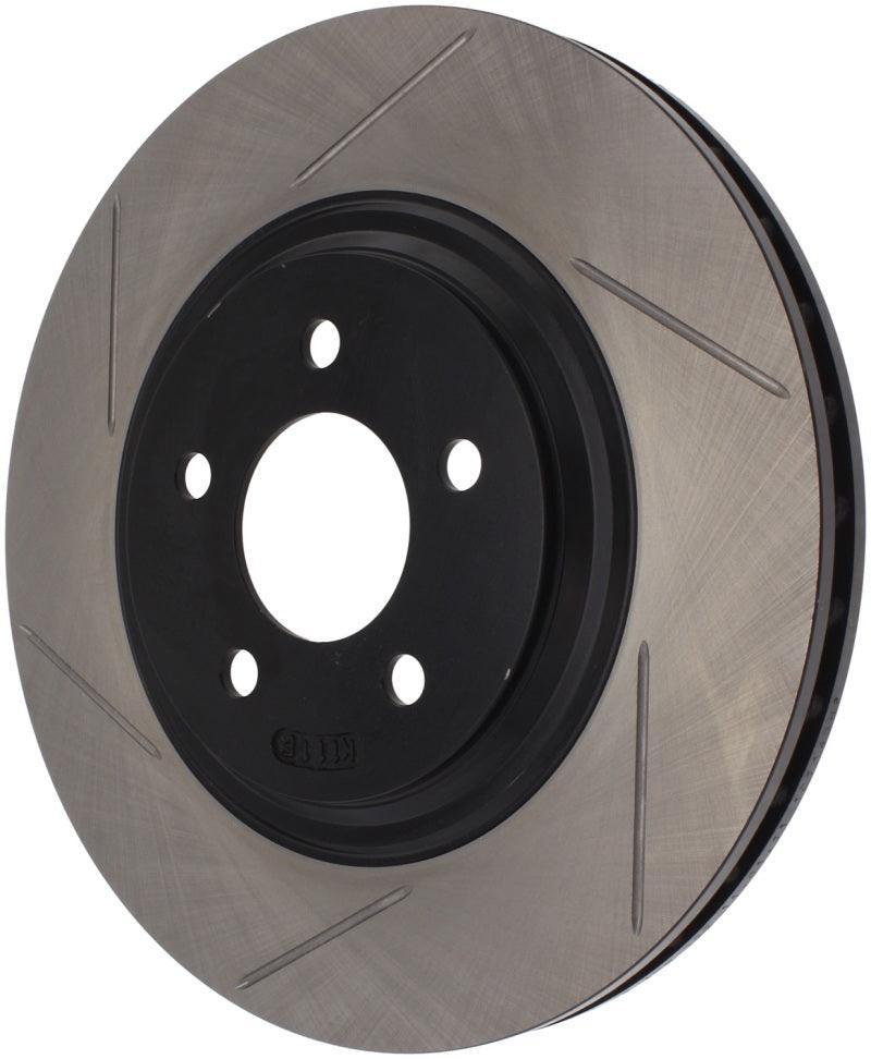 StopTech Power Slot 94-04 Ford Mustang Front Right Slotted Rotor - Corvette Realm