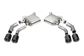Corsa 2016-2024 Chevrolet Camaro SS / ZL1 Valved Axle-Back Exhaust w/ Carbon Fiber Quad Tips