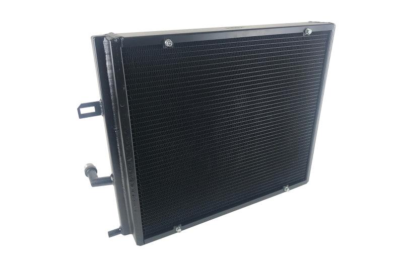 CSF BMW B58/B48 Front Mount Triple-Pass Heat Exchanger w/Rock Guard - Black - Corvette Realm