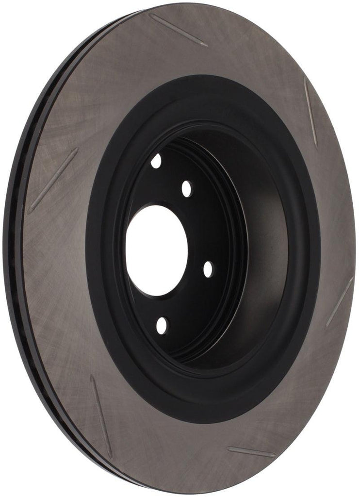 StopTech Power Slot Nissan 370z / Infiniti G37 SportStop Slotted Rear Right Rotor - Corvette Realm