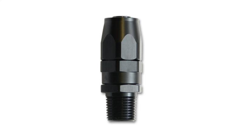 Vibrant -10AN Male NPT Straight Hose End Fitting - 1/2 NPT - Corvette Realm