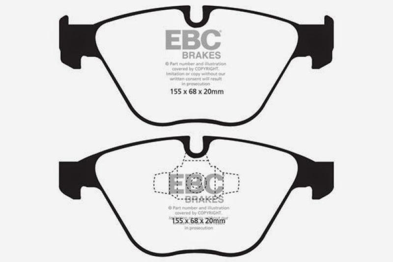 EBC 13+ BMW X1 2.0 Turbo (28i) Yellowstuff Front Brake Pads - Corvette Realm