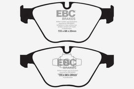 EBC 13+ BMW X1 2.0 Turbo (28i) Yellowstuff Front Brake Pads - Corvette Realm