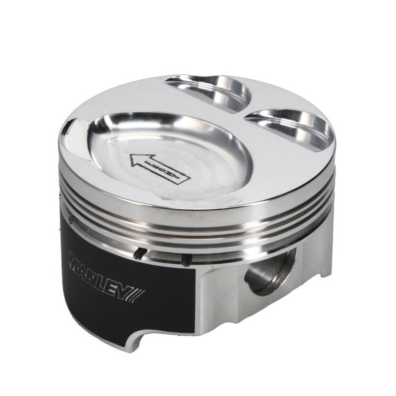Manley Mazda 94mm 88mm +5mm Bore 9.5 CR Dish Type Platinum Series Pistons w/Rings - Corvette Realm