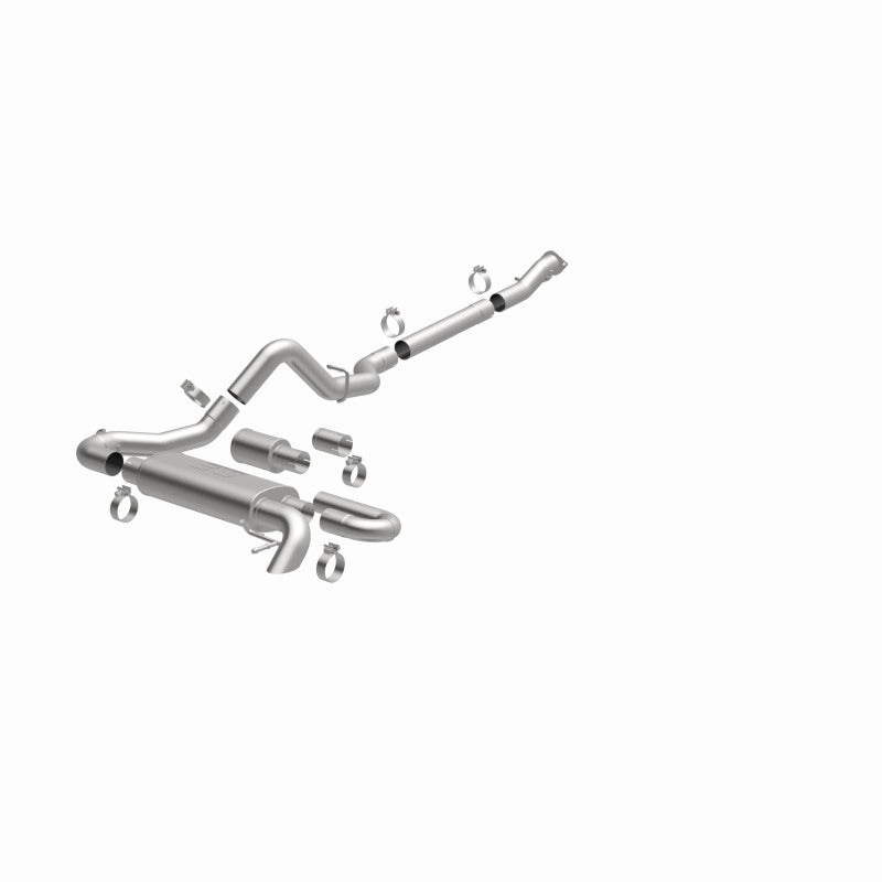 MagnaFlow 2021 Ford Bronco Overland Series Cat-Back Exhaust w/ Single Straight Driver Exit- No Tip