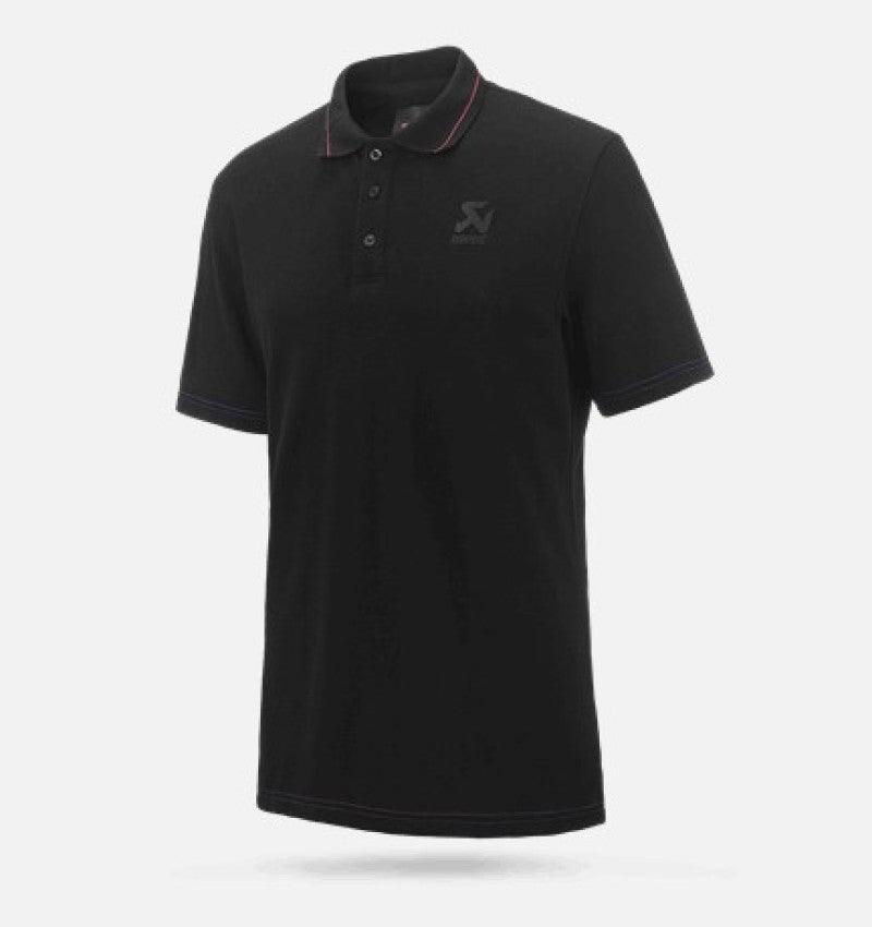 Akrapovic Corpo Polo Black Mens - XXL - Corvette Realm