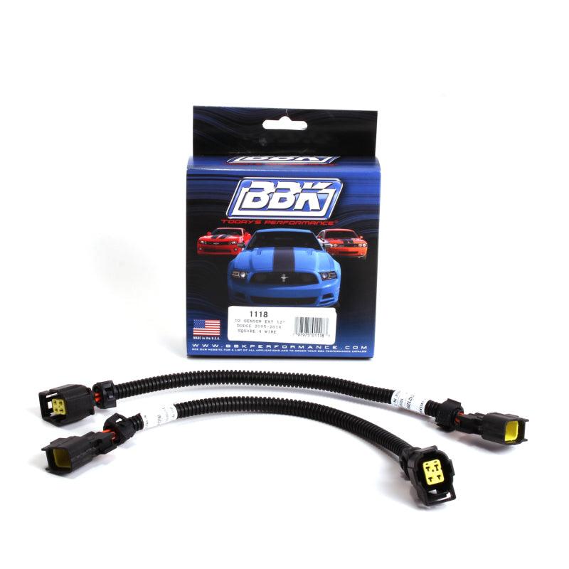 BBK 05-20 Dodge 4 Pin Square Style O2 Sensor Wire Harness Extensions 12 (pair) - Corvette Realm