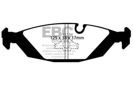 EBC 87-88 BMW M5 3.5 (E28) Yellowstuff Rear Brake Pads - Corvette Realm