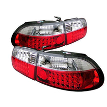 Load image into Gallery viewer, Spyder Honda Civic 92-95 3DR LED Tail Lights Red Clear ALT-YD-HC92-3D-LED-RC - Corvette Realm