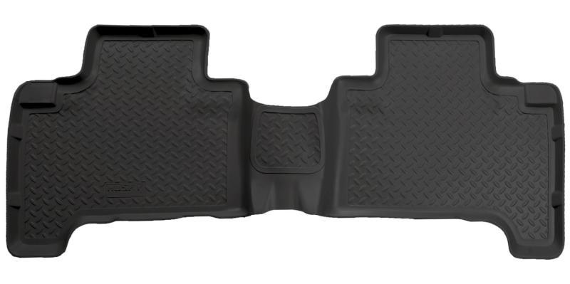 Husky Liners 03-09 Toyota 4Runner (4DR) Classic Style 2nd Row Black Floor Liners (One Piece Liner) - Corvette Realm