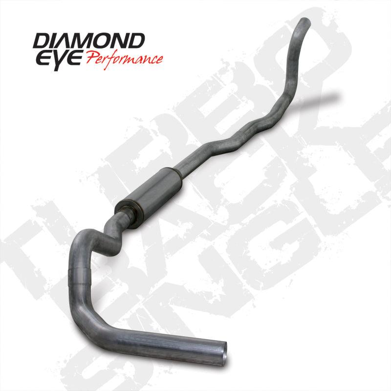 Diamond Eye KIT 4in TB MRP SGL SS DDG4X4 89-93 Dodge 5.9L Cummins 2500/3500 No Muffler - Corvette Realm