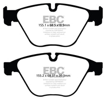 Load image into Gallery viewer, EBC 10+ BMW 535i 3.0 Turbo (F10) Yellowstuff Front Brake Pads - Corvette Realm