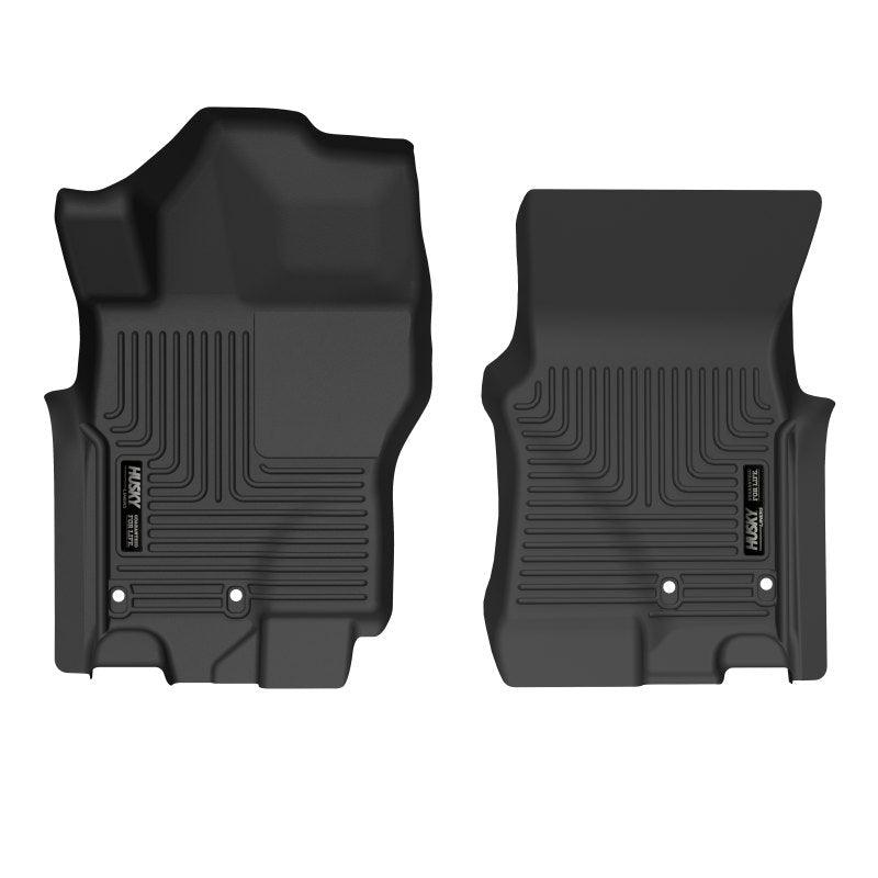 Husky Liners 2022 Nissan Frontier CC Front Floor Liners - Black - Corvette Realm