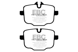 EBC 2021+ BMW M3/M4 3.0TT (G80/G82/G83 w/Cast Iron Rotors) Redstuff Rear Brake Pads - Corvette Realm