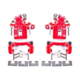 Power Stop 06-11 Acura CSX Rear Red Calipers w/Brackets - Pair - Corvette Realm