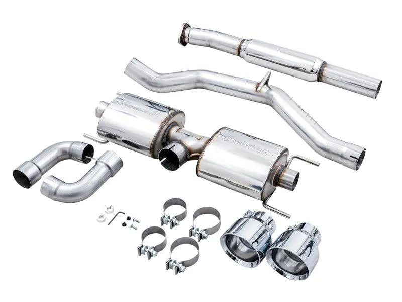 AWE Subaru BRZ/ Toyota GR86/ Toyota 86 Touring Edition Cat-Back Exhaust- Chrome Silver Tips - Corvette Realm