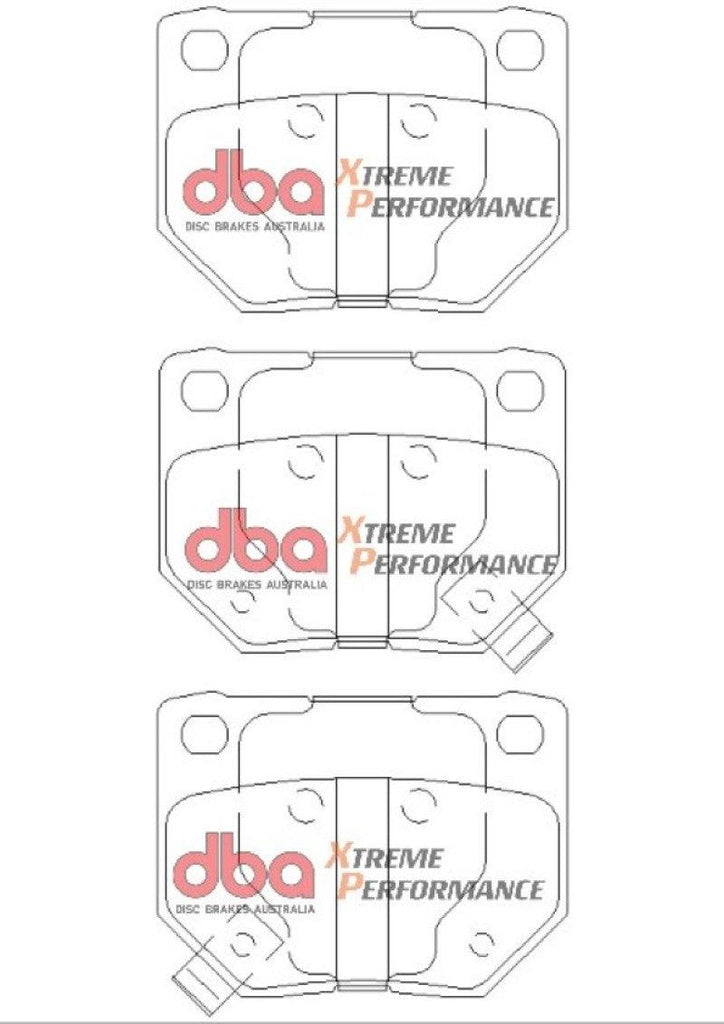 DBA 06-07 Subaru WRX XP650 Rear Brake Pads - Corvette Realm