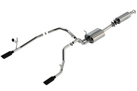 Borla 19-24 RAM 1500 3.6L V6 4DR 140.5/144.6/153.5 WB 2.25in S-Type Cat-Back Exhaust- Black Chrome Tip
