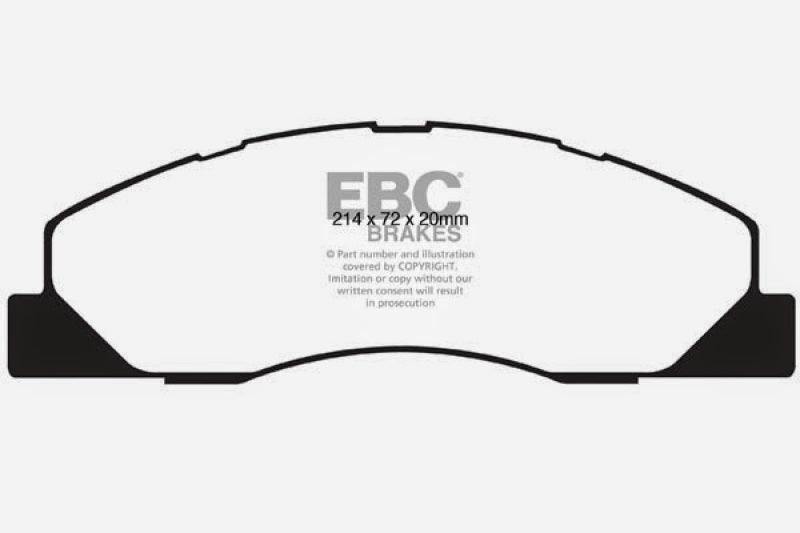 EBC 09-11 Dodge Ram 2500 Pick-up 5.7 2WD/4WD Yellowstuff Front Brake Pads - Corvette Realm