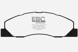 EBC 09-11 Dodge Ram 2500 Pick-up 5.7 2WD/4WD Yellowstuff Front Brake Pads - Corvette Realm