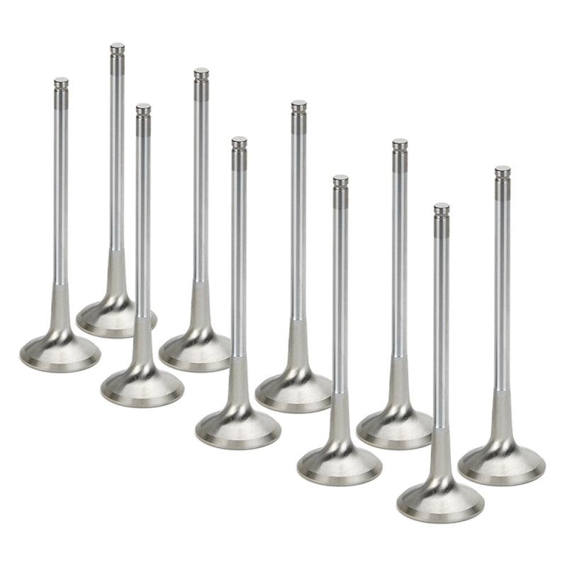 Supertech VW 1.8L/2.0L 16V 28.x6.96x98.20mm Flat Inconel Exhaust Valve - Set of 10 - Corvette Realm