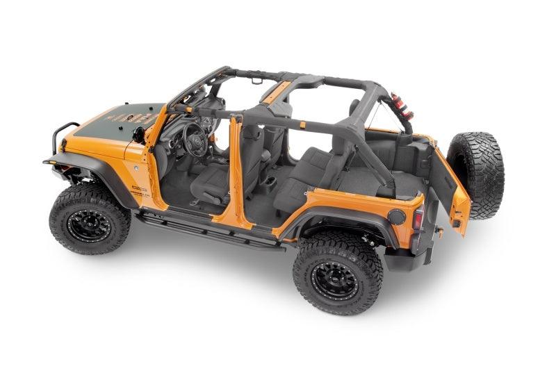 BedRug 07-16 Jeep JK Unlimited 4Dr Front 4pc BedTred Floor Kit (Incl Heat Shields) - Corvette Realm