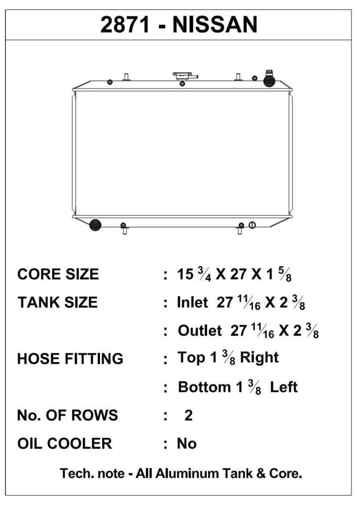 CSF 90-97 Nissan 300ZX Radiator - Corvette Realm