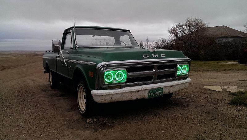 Oracle Pre-Installed Lights 5.75 IN. Sealed Beam - Red Halo - Corvette Realm