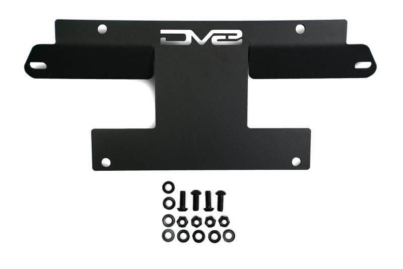 DV8 Offroad 21-22 Ford Bronco Factory Front Bumper Licence Relocation Bracket - Front - Corvette Realm