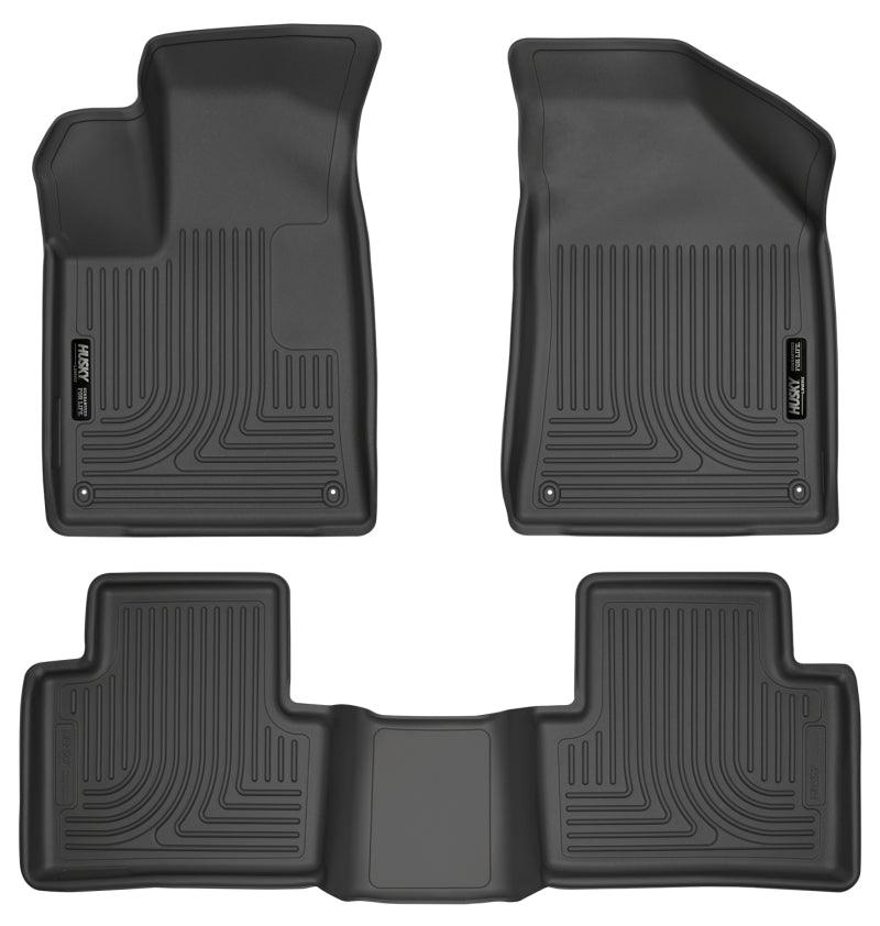 Husky Liners 15 Chrysler 200 Weatherbeater Black Front and Second Seat Floor Liners - Corvette Realm