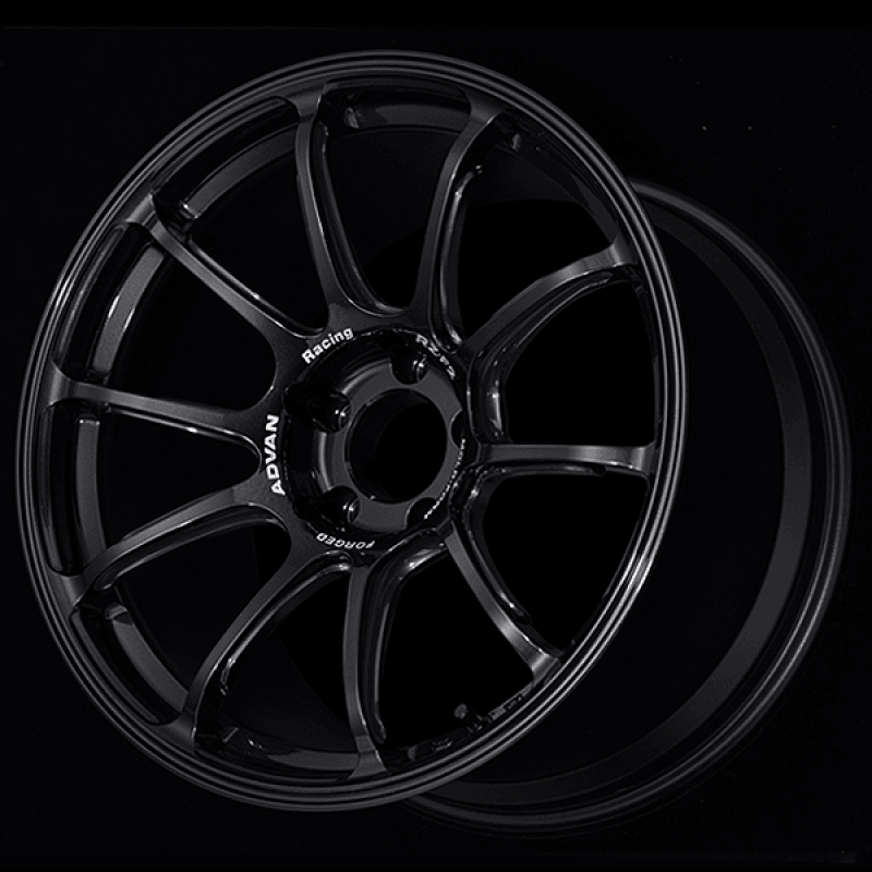 Advan RZ-F2 18x9 +45 5-114.3 Racing Titanium Black Wheel - Corvette Realm