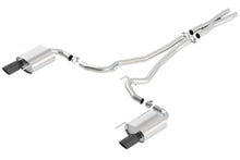 Load image into Gallery viewer, Borla 15-17 Ford Mustang GT 5.0L V8 MT/AT  S-Type Cat-Back Exhaust 2.5in pipe 4in tip (Black Chrome)