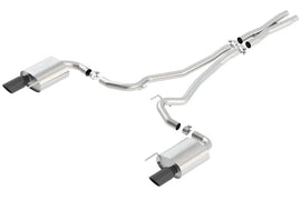 Borla 15-17 Ford Mustang GT 5.0L V8 MT/AT  S-Type Cat-Back Exhaust 2.5in pipe 4in tip (Black Chrome)