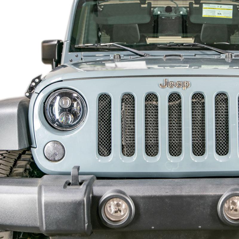 DV8 Offroad 2007-2018 Jeep JK Black Mesh Grille - Corvette Realm