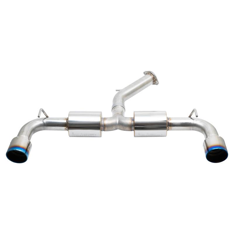 Injen 19-22 Hyundai Veloster N L4 2.0L Turbo Performance SS Axle Back Exhaust System - Burnt Ti Tips - Corvette Realm