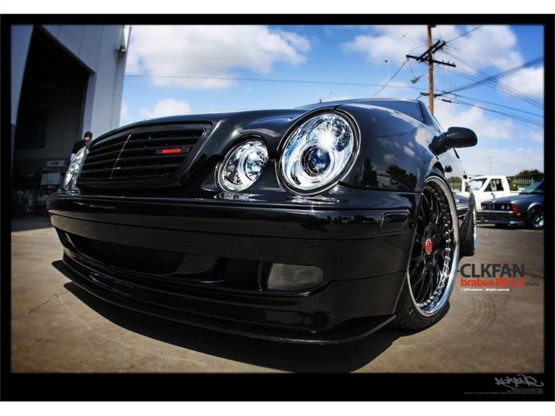 Spyder Mercedes Benz CLK 98-02 Projector Headlights Halogen Model- LED Halo Chrm PRO-YD-MBCLK98-HL-C - Corvette Realm