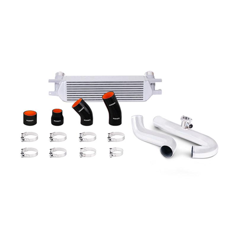 Mishimoto 2015 Ford Mustang EcoBoost Performance Intercooler Kit - Silver Core Polished Pipes - Corvette Realm