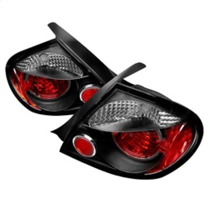 Spyder Dodge Neon 03-05 Euro Style Tail Lights Black ALT-YD-DN03-BK - Corvette Realm