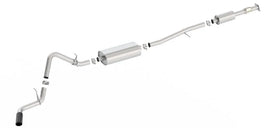 Borla 19-25 Chevy Silverado S-Type Cat-Back Exhaust - Black Chrome Tip