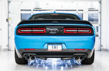 Load image into Gallery viewer, AWE Tuning 2015+ Dodge Challenger 6.4L/6.2L Non-Resonated Touring Edition Exhaust - Quad Silver Tips - Corvette Realm