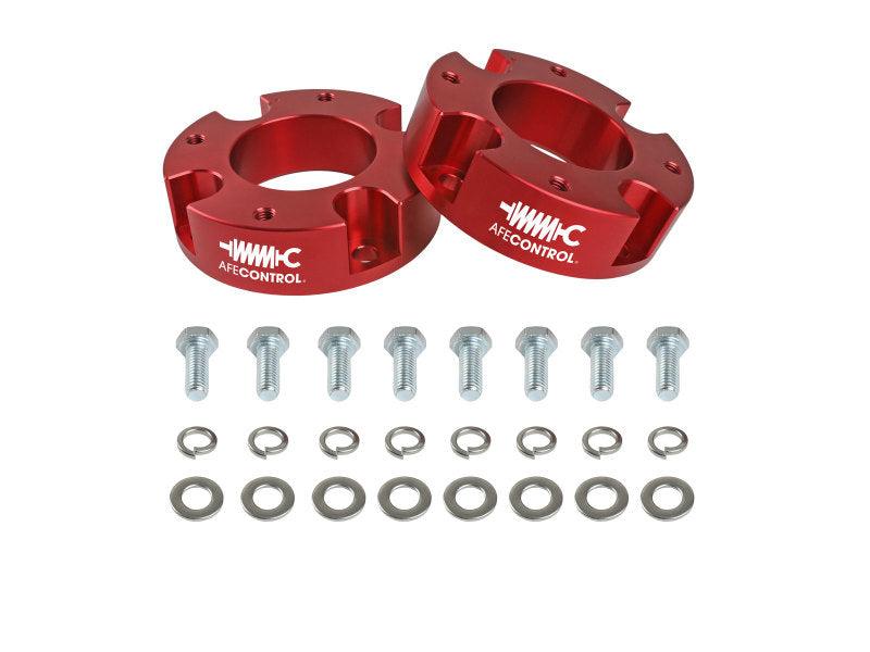 aFe CONTROL 2.0 IN Leveling Kit 07-21 Toyota Tundra - Red - Corvette Realm