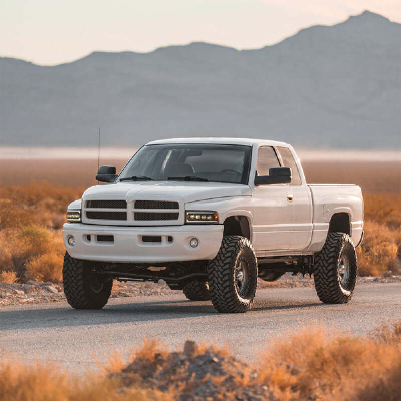 AlphaRex 94-01 Dodge Ram 1500 NOVA LED Headlights Chrome w/ Activ. Light Seq. Signal and SB DRL