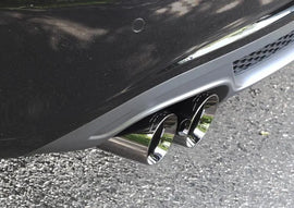 AWE Tuning Audi B8 A4 Touring Edition Exhaust - Single Side Polished Silver Tips - Corvette Realm