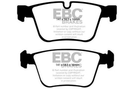 EBC 07-11 Mercedes-Benz CL63 AMG 6.2 Redstuff Rear Brake Pads - Corvette Realm