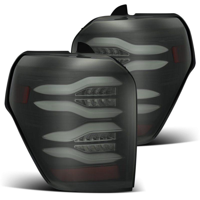 AlphaRex 10-21 Toyota 4Runner PRO-Series LED Tail Lights Jet Black - Corvette Realm