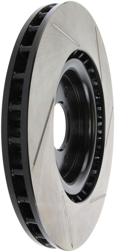 StopTech Power Slot 07-10 Ford Mustang Shelby Front Right Slotted Rotor - Corvette Realm