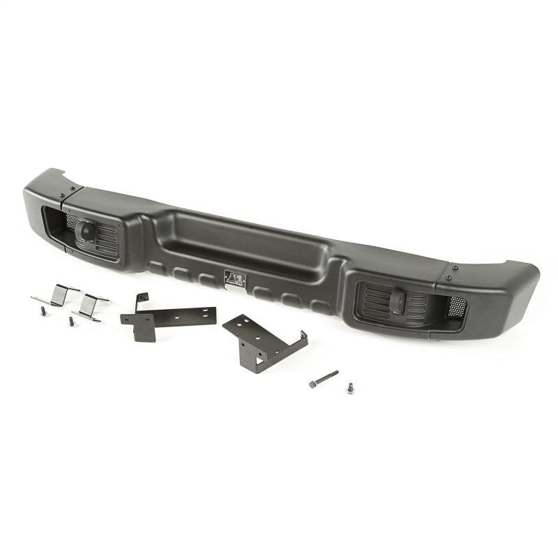 Rugged Ridge Spartacus Rear Bumper Black 07-18 Jeep Wrangler - Corvette Realm