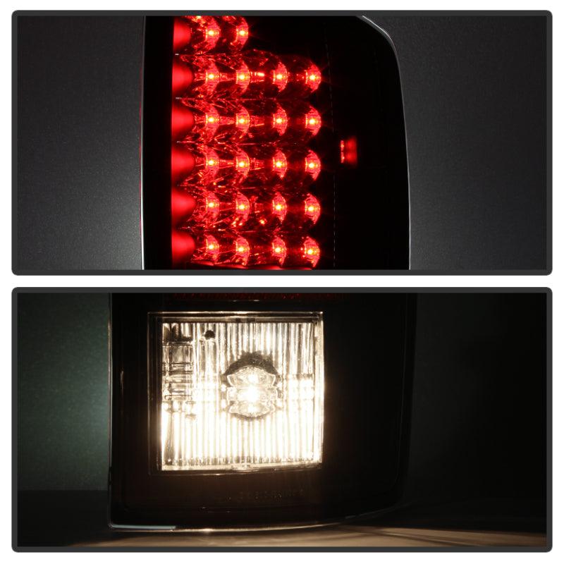 Spyder Dodge Ram 07-08 1500/Ram 07-09 2500/3500 LED Tail Lights Black ALT-YD-DRAM06-LED-BK - Corvette Realm