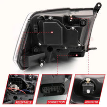 Load image into Gallery viewer, ANZO 2009-2018 Dodge Ram 1500 Projector Plank Style Switchback H.L Halo Chrome Amber (OE Style) - Corvette Realm