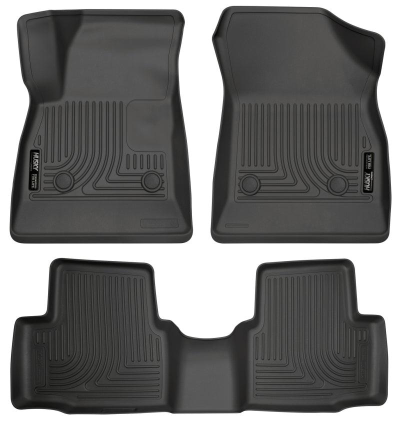 Husky Liners 2016-2017 Chevrolet Cruze WeatherBeater Combo Floor Liners - Black - Corvette Realm